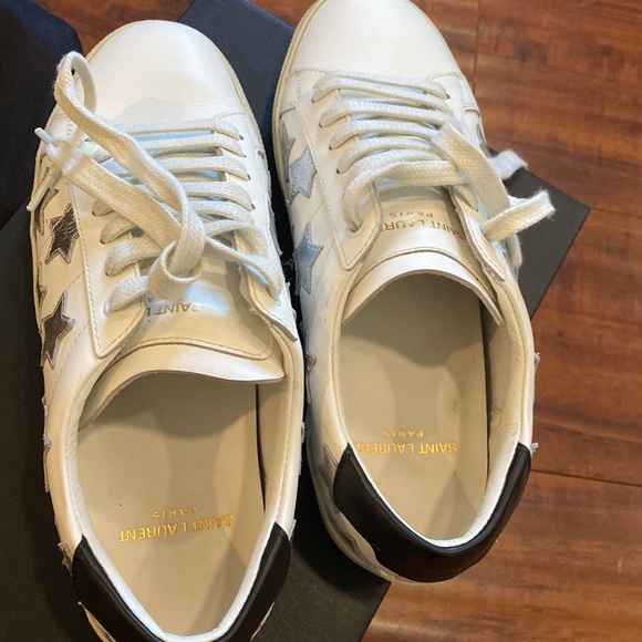 Saint Laurent Women Sneaker Court Star size 37.5 - Picture 5 of 7
